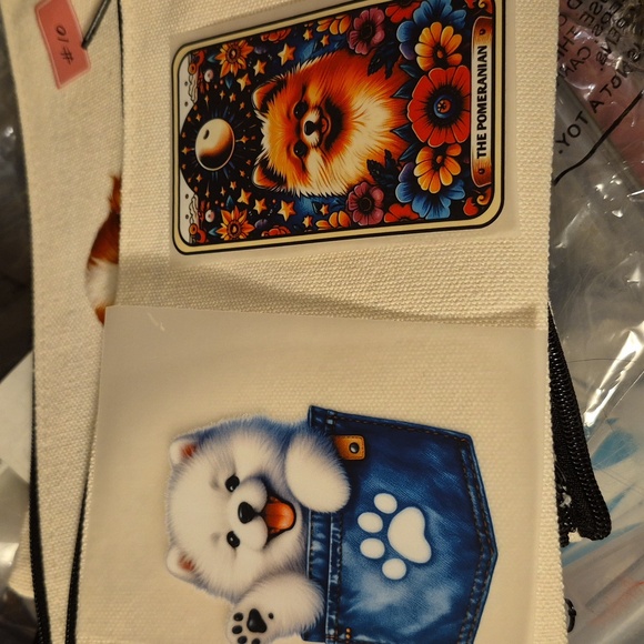 NWT ๐ DOGO DESIGNS ๐handmade cotton canvas zippered pouch โค๏ธ Choose Breed By # - Picture 12 of 12